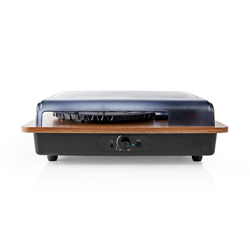Nedis TURN200BN Draaitafel 18 W Bluetooth ® Automatisch Uitschakelen Stofhoes Bruin