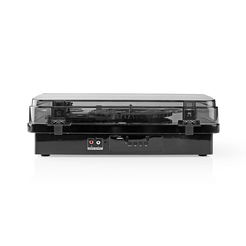Nedis TURN300BK Draaitafel 18 W Bluetooth ® Usb- Conversie Stofhoes Zwart