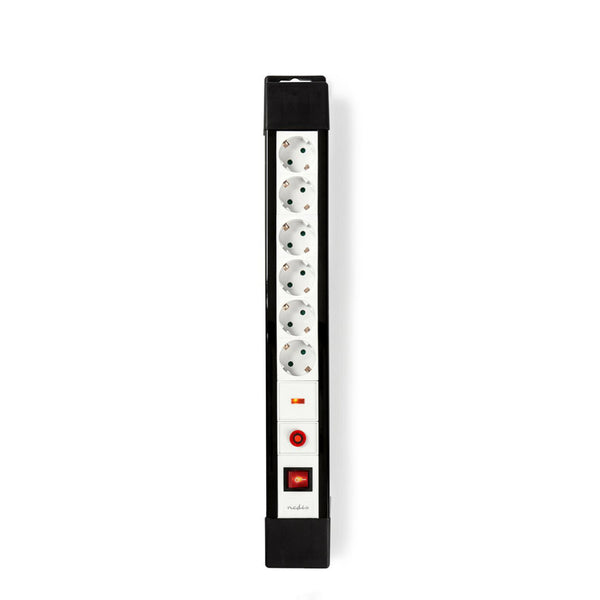 Nedis EXS630SPF1PRO Stekkerdoos Met Overspanningsbeveiliging Pro-line 6-wegs 3,00 M Schuko/type F (