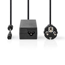 Nedis NBAU6501FBK Notebook-adapter Universeel 8 Connectoren 65 W Uitgang 15 V - 20 V / 4 A (max.)