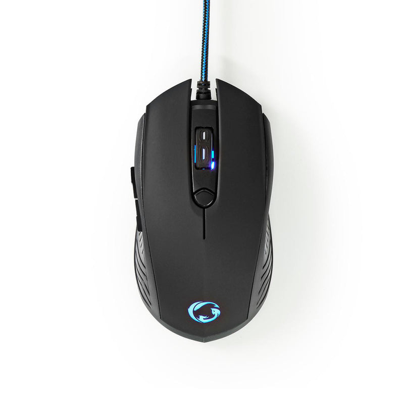 Nedis GCK41100BKND Gaming Combo Kit 4 In 1 Toetsenbord, Koptelefoon, Muis, Muismat