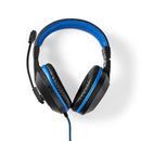 Nedis GCK41100BKND Gaming Combo Kit 4 In 1 Toetsenbord, Koptelefoon, Muis, Muismat