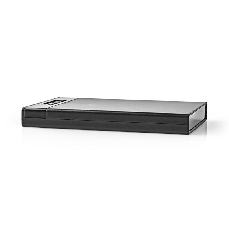 Nedis HDDE25301BK Hardeschijf Behuizing 2.5" Sata Iii-verbinding Usb 3.1 6 Gbps