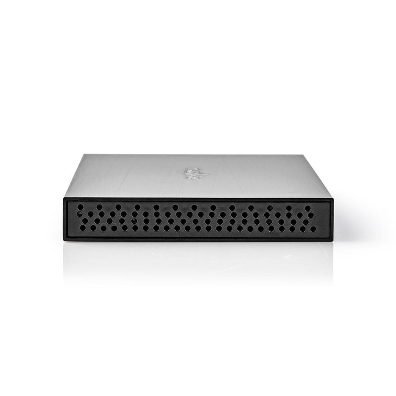 Nedis HDDE25310BK Hardeschijf Behuizing 2.5" Usb 3.1 6 Gbps Aluminium Zwart