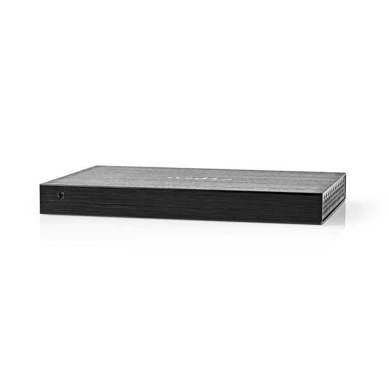 Nedis HDDE25310BK Hardeschijf Behuizing 2.5" Usb 3.1 6 Gbps Aluminium Zwart