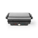 Nedis KAGR120SR Compacte Contactgrill 1600 W Aluminium