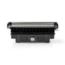Nedis KAGR120SR Compacte Contactgrill 1600 W Aluminium