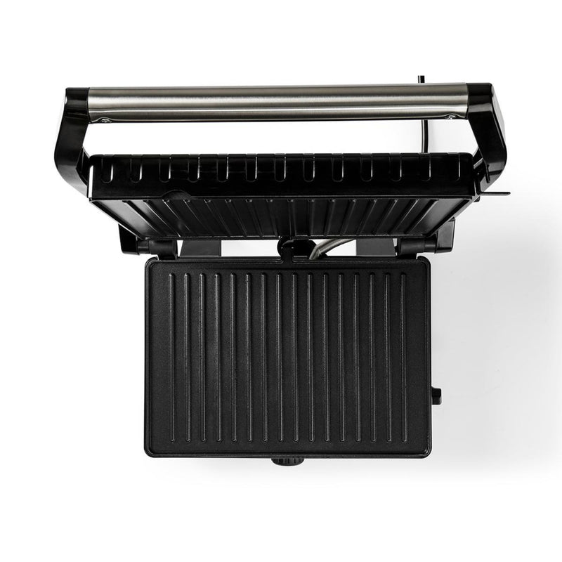 Nedis KAGR120SR Compacte Contactgrill 1600 W Aluminium