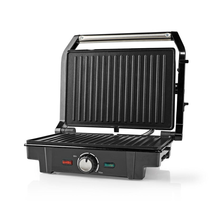 Nedis KAGR120SR Compacte Contactgrill 1600 W Aluminium