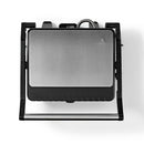 Nedis KAGR130SR Compacte Contactgrill 2200 W Aluminium