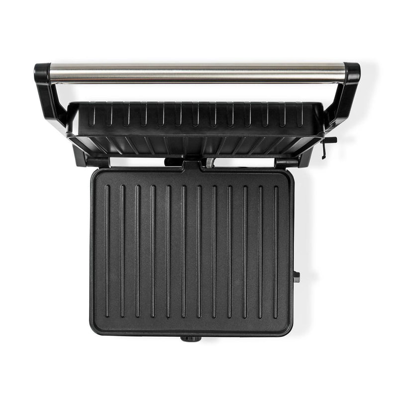 Nedis KAGR130SR Compacte Contactgrill 2200 W Aluminium