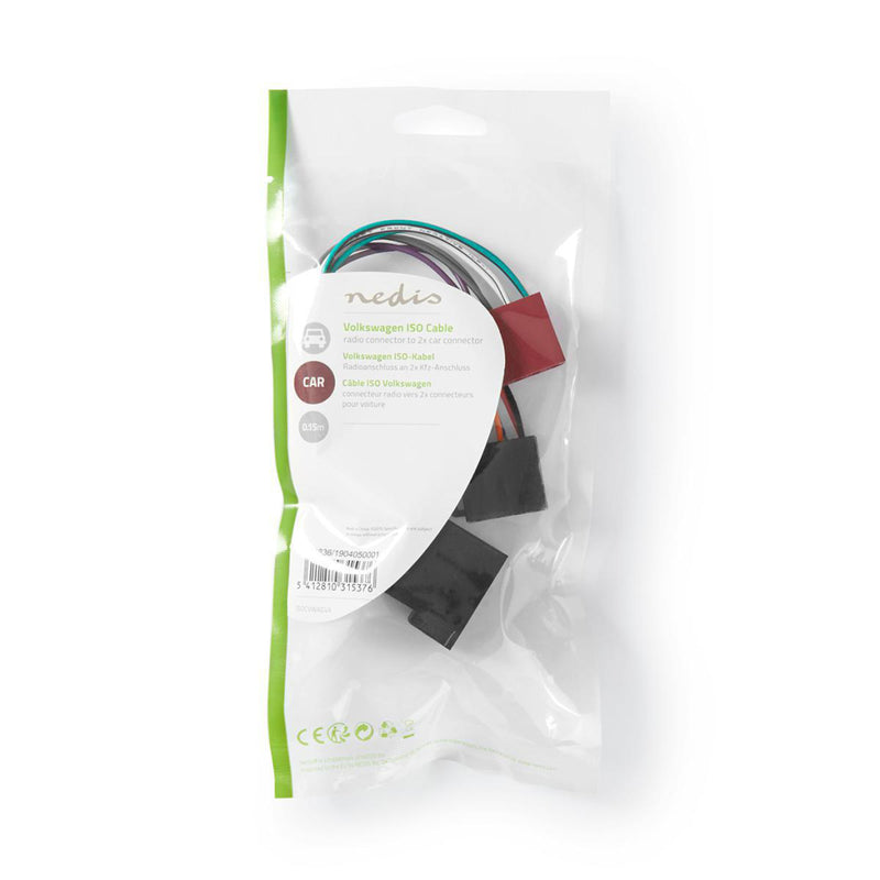 Nedis ISOCVWAGVA Iso-adapterkabel Volkswagen 0,15 M
