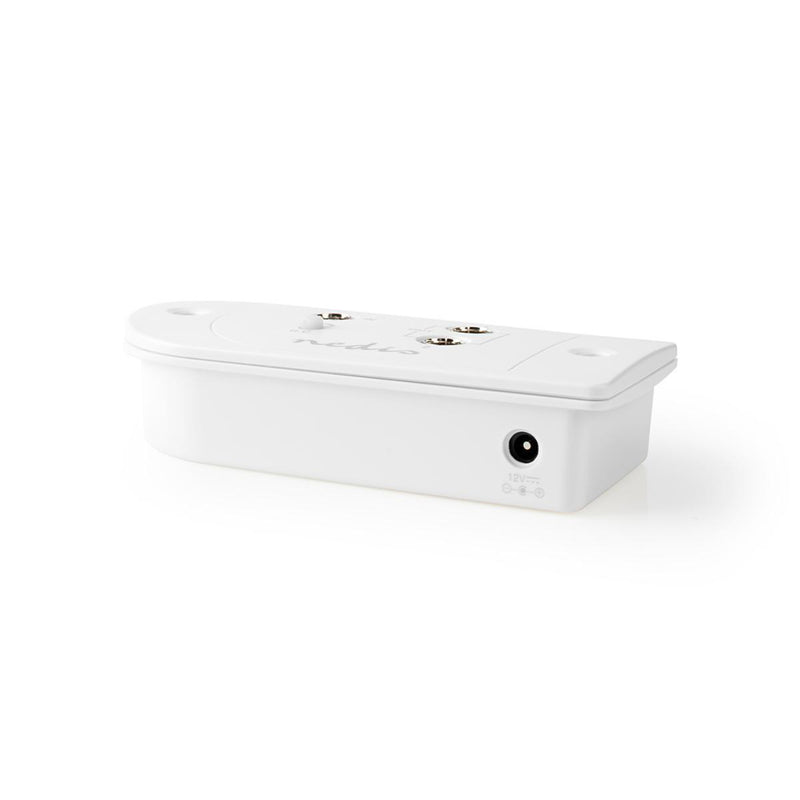 Nedis SAMP40120WT Catv-versterker Max. 18 Db Versterking 40 - 862 Mhz 2 Uitgangen Iec