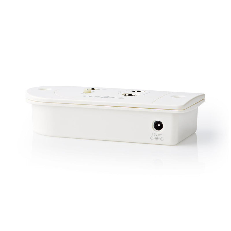 Nedis SAMP40125WT Catv-versterker Max. 25 Db Versterking 40 - 862 Mhz 2 Uitgangen Iec
