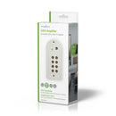 Nedis SAMP40180WT Catv-versterker Max. 15 Db Versterking 40 - 862 Mhz 8 Uitgangen Iec