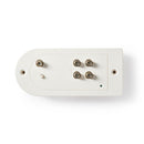 Nedis SAMP41140WT Catv-versterker Max. 23 Db Versterking 86 - 1006 Mhz 4 Uitgangen |retourpad F