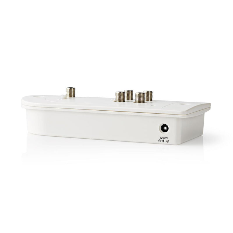 Nedis SAMP41140WT Catv-versterker Max. 23 Db Versterking 86 - 1006 Mhz 4 Uitgangen |retourpad F