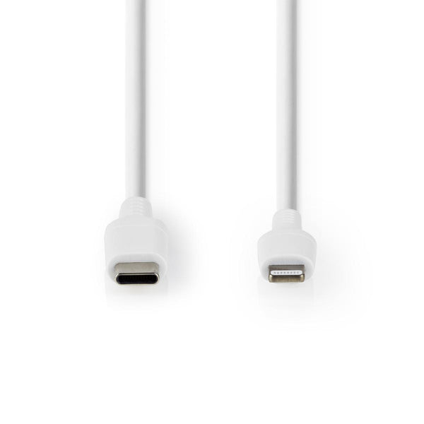 Nedis CCGW39650WT10 Apple Lightning Cable Apple Lightning 8-pin Male - Usb-c&trade; 1.0 M White