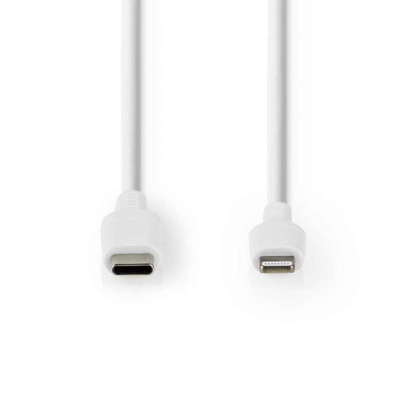 Nedis CCGW39650WT10 Apple Lightning Cable Apple Lightning 8-pin Male - Usb-c&trade; 1.0 M White