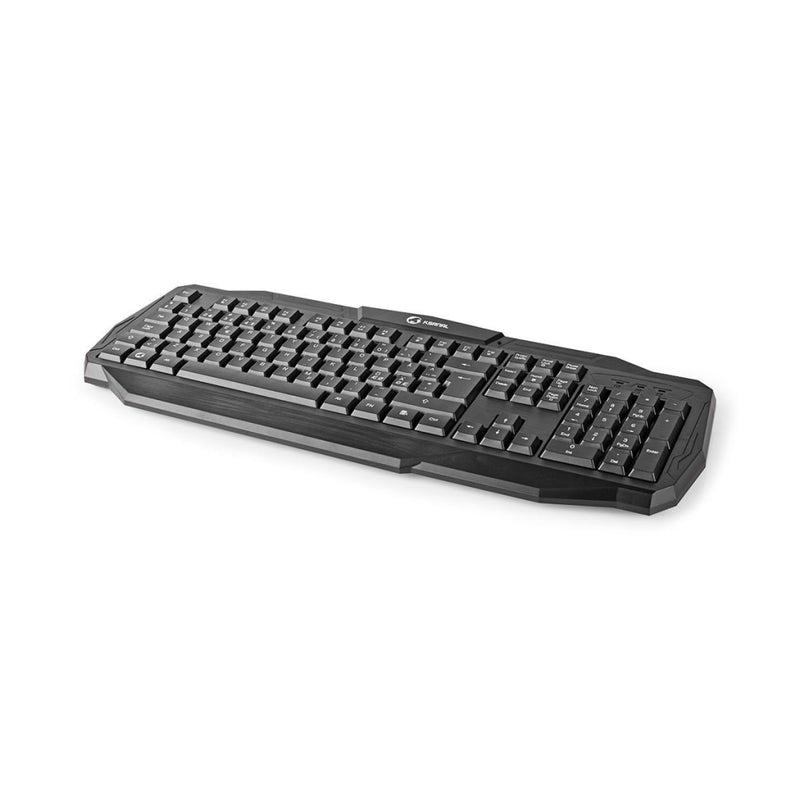 Nedis GKBD100BKND Gaming-toetsenbord Usb 2.0 Nordic Indeling Zwart