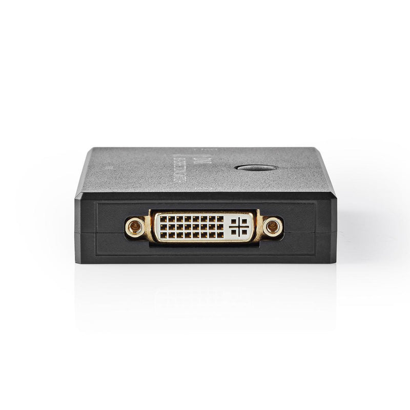 Nedis CSWI3202BK 2-poorts Dvi Bidirectionele Schakelaar Zwart