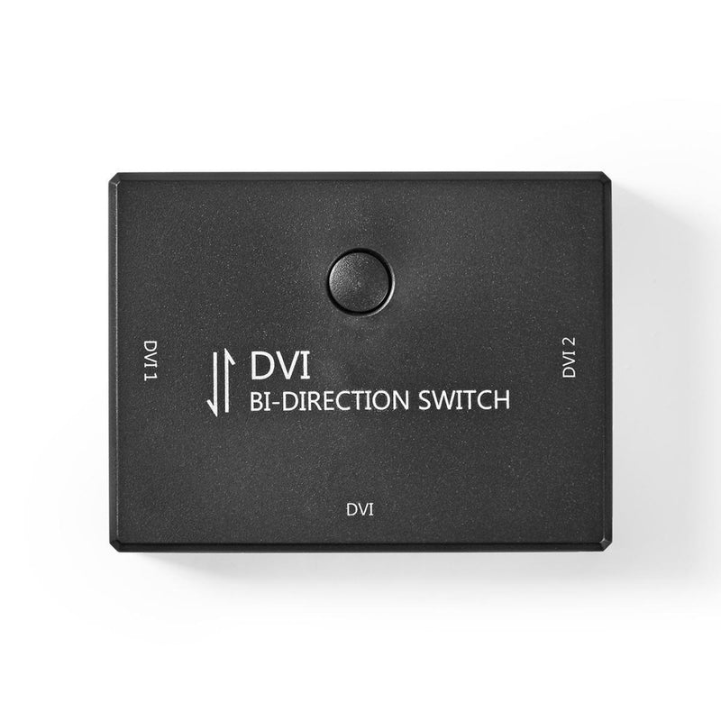 Nedis CSWI3202BK 2-poorts Dvi Bidirectionele Schakelaar Zwart