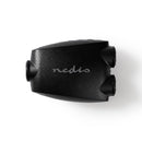 Nedis CAGP25940BK Toslink-adapter Toslink Female - 2x Toslink Female Zwart