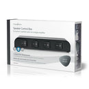 Nedis ASWI2604BK Luidsprekerschakelaar 4 Poorten Klemaansluiting Zwart