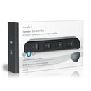 Nedis ASWI2604BK Luidsprekerschakelaar 4 Poorten Klemaansluiting Zwart