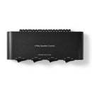 Nedis ASWI2614BK Luidsprekerschakelaar 4 Poorten Schroefklem Zwart