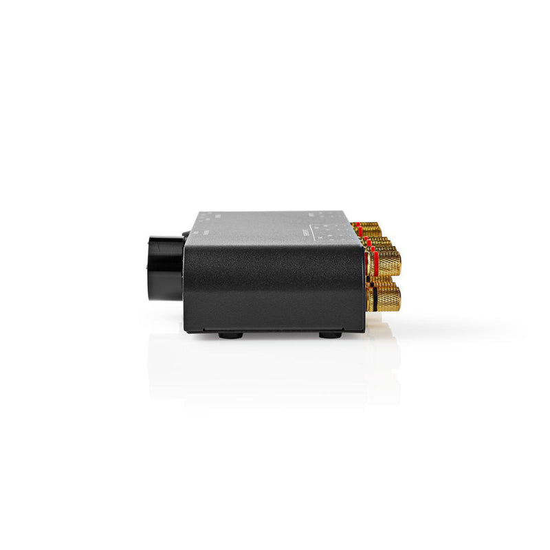 Nedis ASWI2652BK Luidsprekerschakelaar 2 Poorten Banana Volume Control Zwart