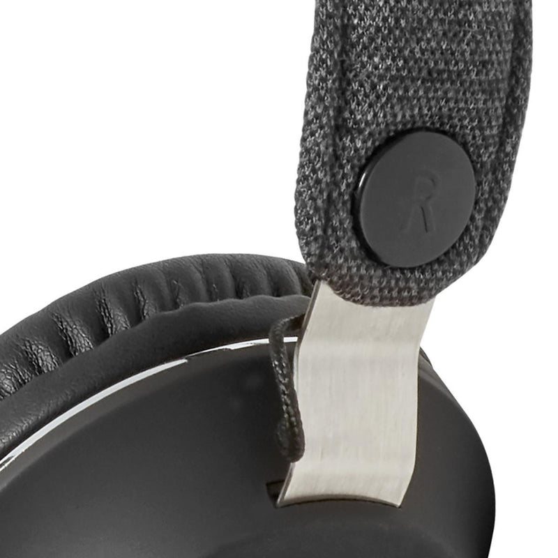 Nedis FSHP100AT Bedrade Koptelefoon Met Geweven Stof Bekleed On-ear Audiokabel 1,2 M Antraciet / Zw