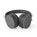 Nedis FSHP250AT Bluetooth®-koptelefoon Met Geweven Stof Bekleed On-ear |18 Uur Afspeeltijd Antracie