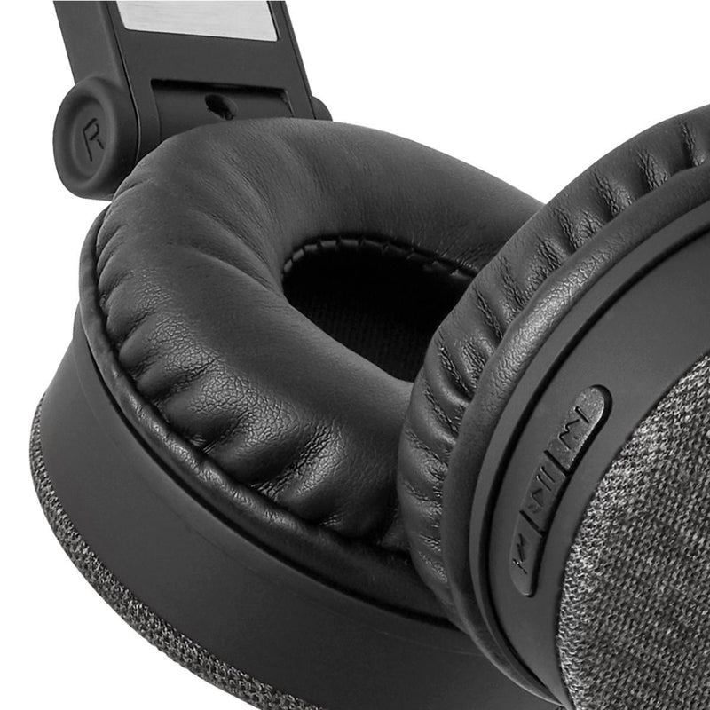 Nedis FSHP250AT Bluetooth®-koptelefoon Met Geweven Stof Bekleed On-ear |18 Uur Afspeeltijd Antracie
