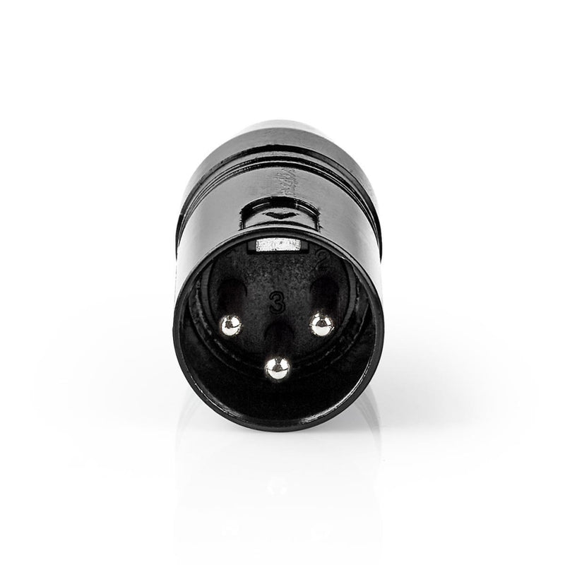 Nedis COTP15930BK Xlr-adapter Xlr 3-pins Male - Rca Female 1 St Metaal