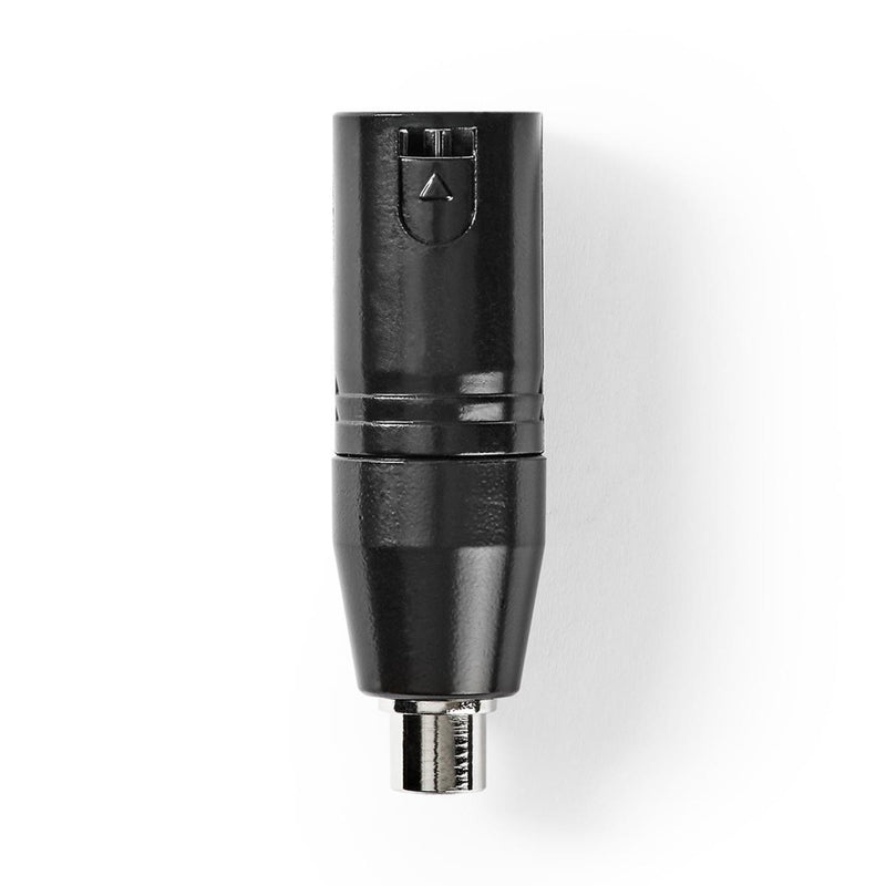 Nedis COTP15930BK Xlr-adapter Xlr 3-pins Male - Rca Female 1 St Metaal