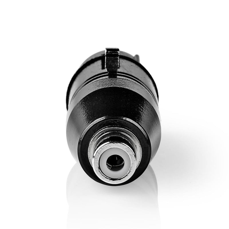 Nedis COTP15933BK Xlr Adapter Xlr 3-pin Female - Rca Female 1 Piece Metal