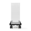 Nedis CSTD101BK Desktop-pc Standaard Verstelbare Breedte 4 Zwenkwieltjes Met Rem