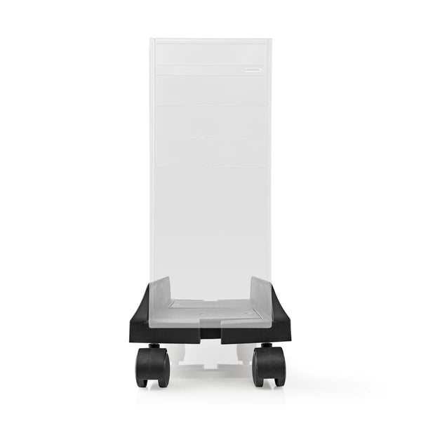 Nedis CSTD101BK Desktop-pc Standaard Verstelbare Breedte 4 Zwenkwieltjes Met Rem