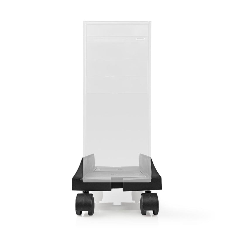 Nedis CSTD101BK Desktop-pc Standaard Verstelbare Breedte 4 Zwenkwieltjes Met Rem
