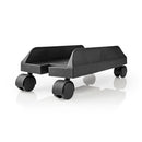 Nedis CSTD101BK Desktop-pc Standaard Verstelbare Breedte 4 Zwenkwieltjes Met Rem