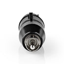 Nedis COTP15934BK Xlr Adapter Rca Male - Xlr 3-pin Female 1 Piece Metal