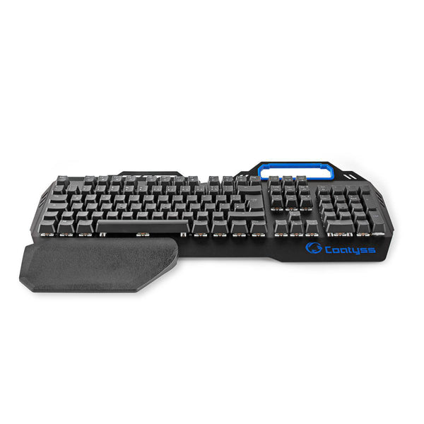 Nedis GKBD400BKDE Mechanisch Gamingtoetsenbord Rgb-verlichting Duits Metalen Design