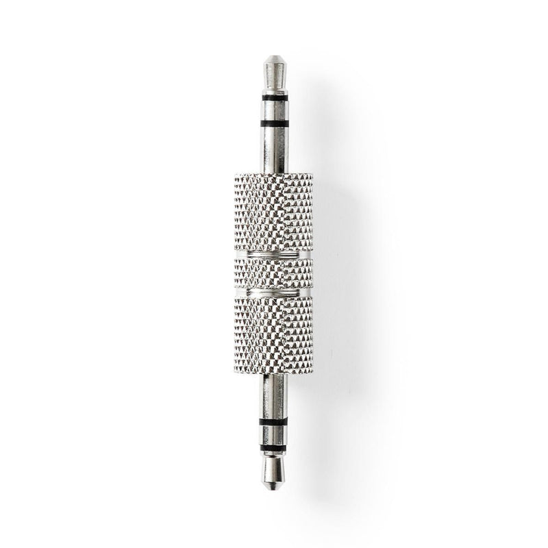 Nedis CAGP22955ME Stereo-audioadapter 3,5 Mm Male - 3,5 Mm Male 10 St Metaal