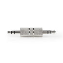 Nedis CAGP22955ME Stereo-audioadapter 3,5 Mm Male - 3,5 Mm Male 10 St Metaal