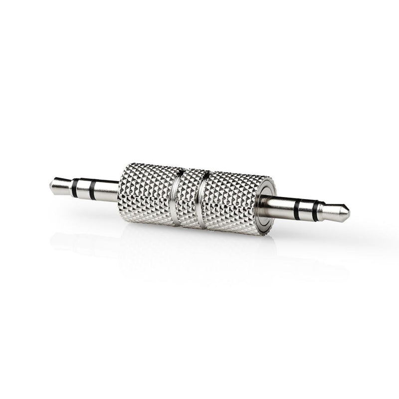 Nedis CAGP22955ME Stereo-audioadapter 3,5 Mm Male - 3,5 Mm Male 10 St Metaal