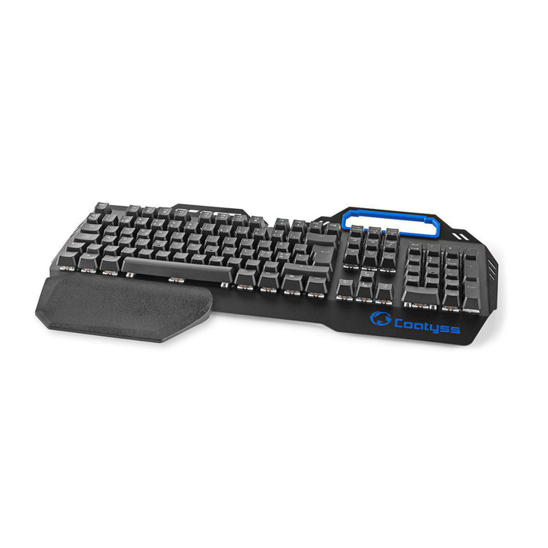 Nedis GKBD400BKND Mechanisch Gamingtoetsenbord Rgb-verlichting Scandinavisch Metalen Design