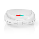 Nedis KASM100WT Tosti-apparaat 800 W Wit