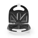Nedis KASM100WT Tosti-apparaat 800 W Wit