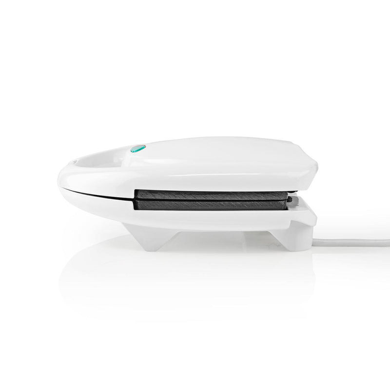 Nedis KASM100WT Tosti-apparaat 800 W Wit